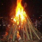 Ateneo de Manila Bonfire Ateneans burning names of La Salle Players and Staff