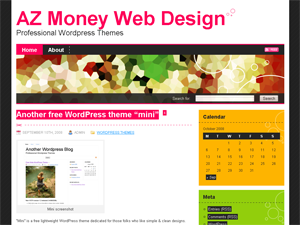 WordPress Theme Preview of Fancy
