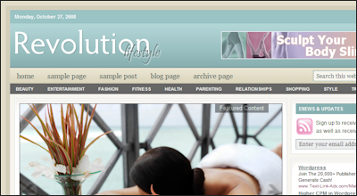 Lifestyle WordPress Theme - soon to be here!