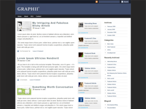 Graphii.2 Free WordPress Theme