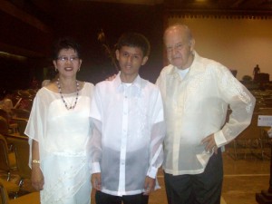 High School Graduate with Parent
