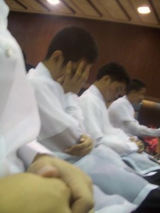 Two Graduates Sleeping