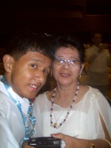 High School Graduate with Mother