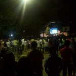 Arriving at the Eastern Sunday Mass Venue