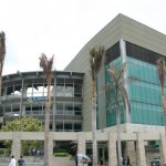 The facade of the Trinoma mall