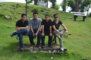 Mark, Faust, Kevin and Richard - mga bitterano. XD (photo by Kitty Purry)