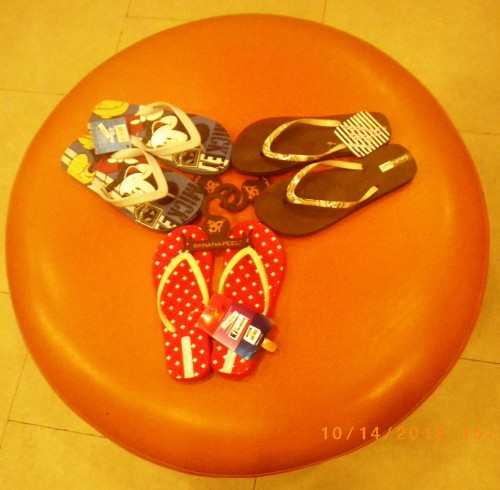 Banana Peel slippers we end up choosing.