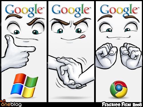 Origin of Google Chrome Logo