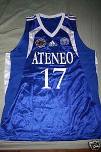 Chris Tiu #17 Ateneo de Manila Blue Eagles