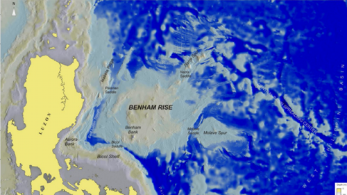 Benham Rise Underwater Plateau