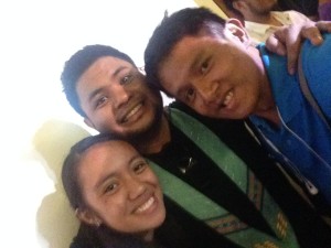 Alyssa Ancla, Davey Langit, Kevin Paquet (L to R)