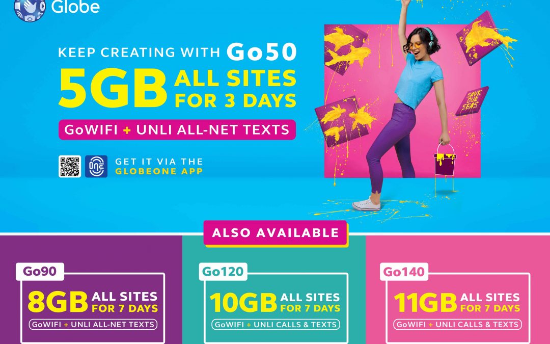 Go for more with Globe Prepaid’s newest and biggest Go Promos